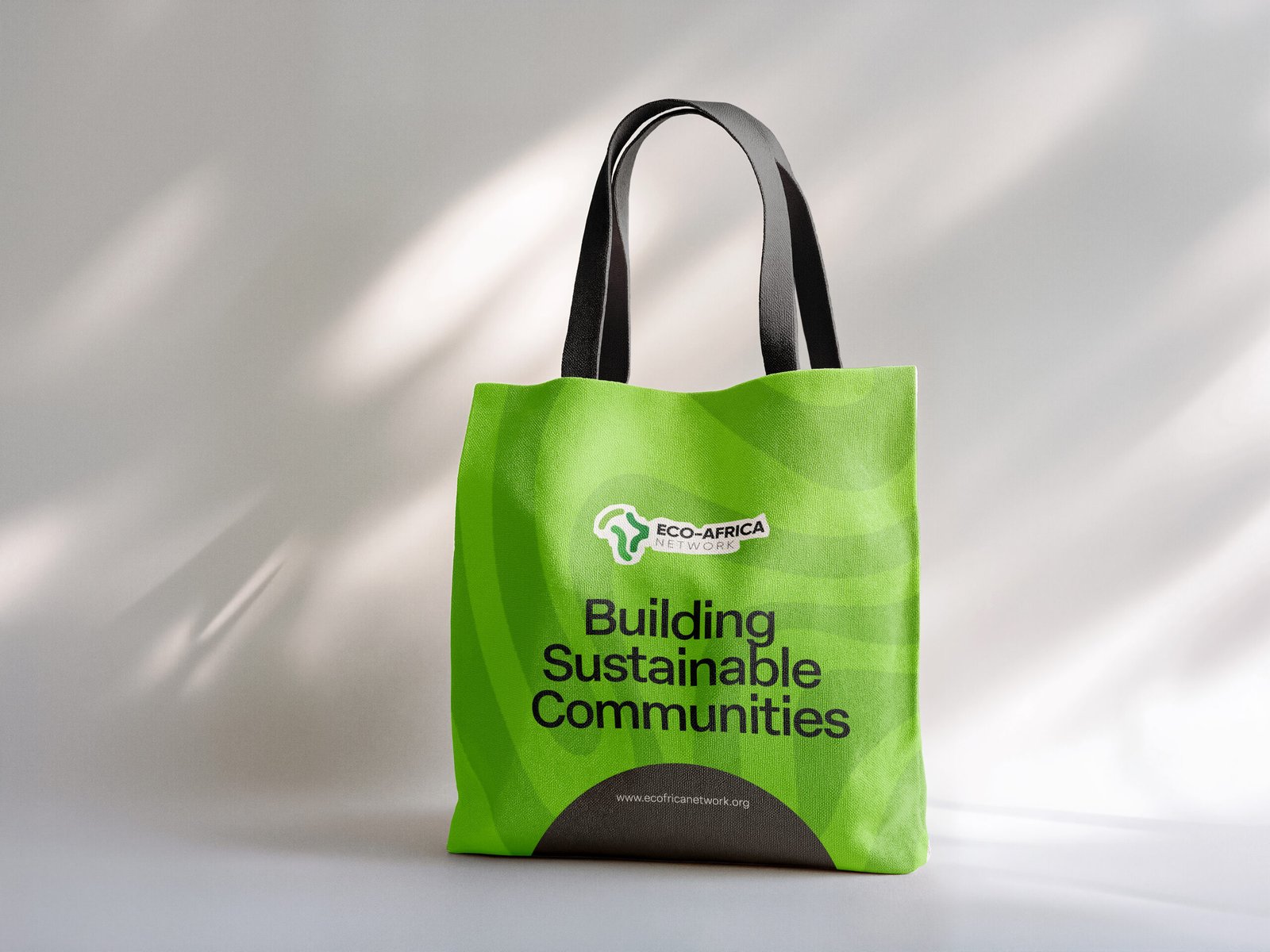 Eco-Africa Network Signature Tote (White/Cream)